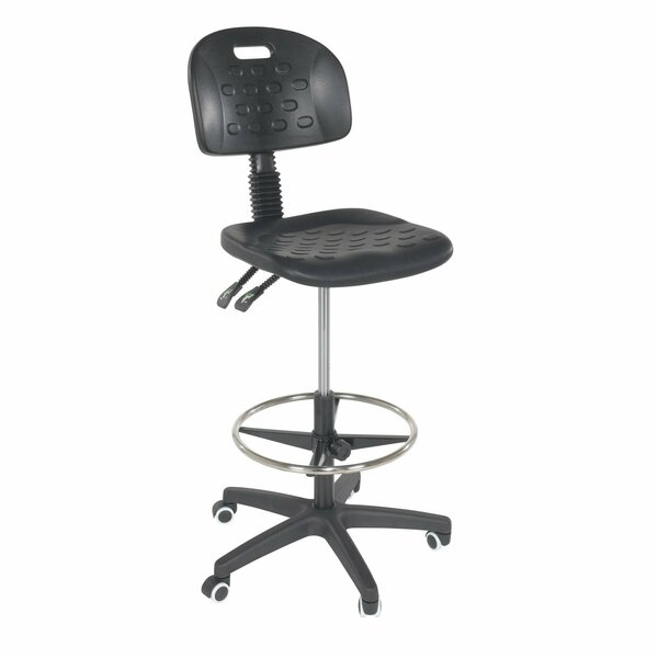 Vestil Ergonomic Work Chair, Adj. Height Chair 22 In - 32 In. ESE-WC-2232